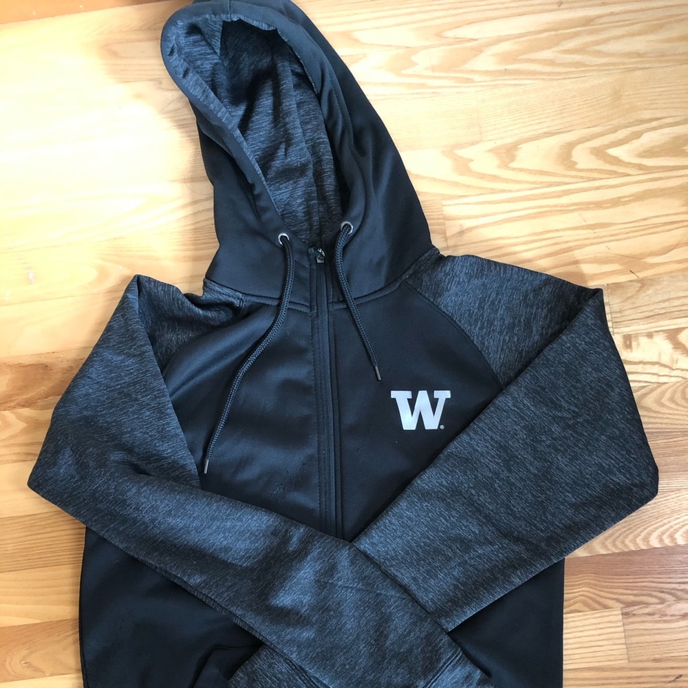 UW huskies, Washington Huskies men black hoodie